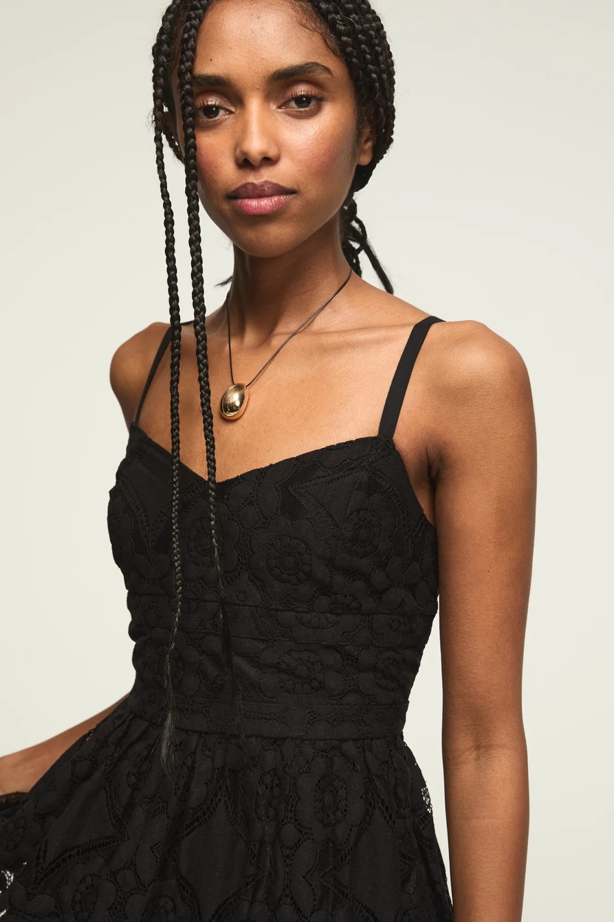 DROP WAIST BALLET MIDI DRESS, image 6