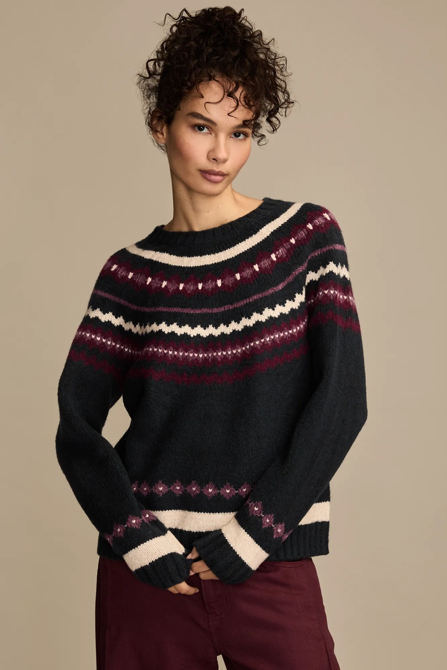 FAIR ISLE CREW SWEATER, image 2