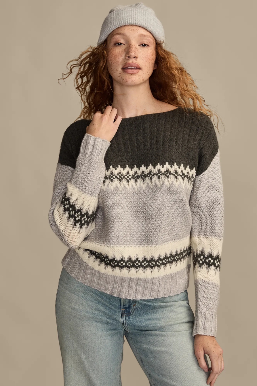 FAIRISLE BOATNECK, image 6