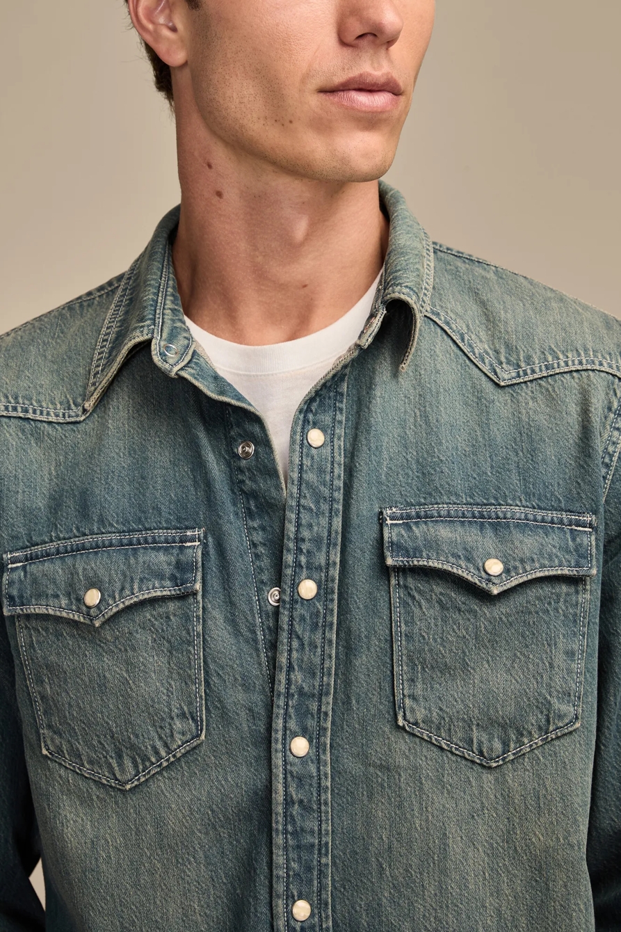 DENIM WESTERN SHIRT, image 2