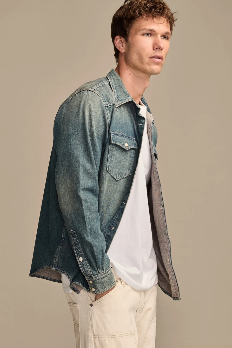 DENIM WESTERN SHIRT, image 4