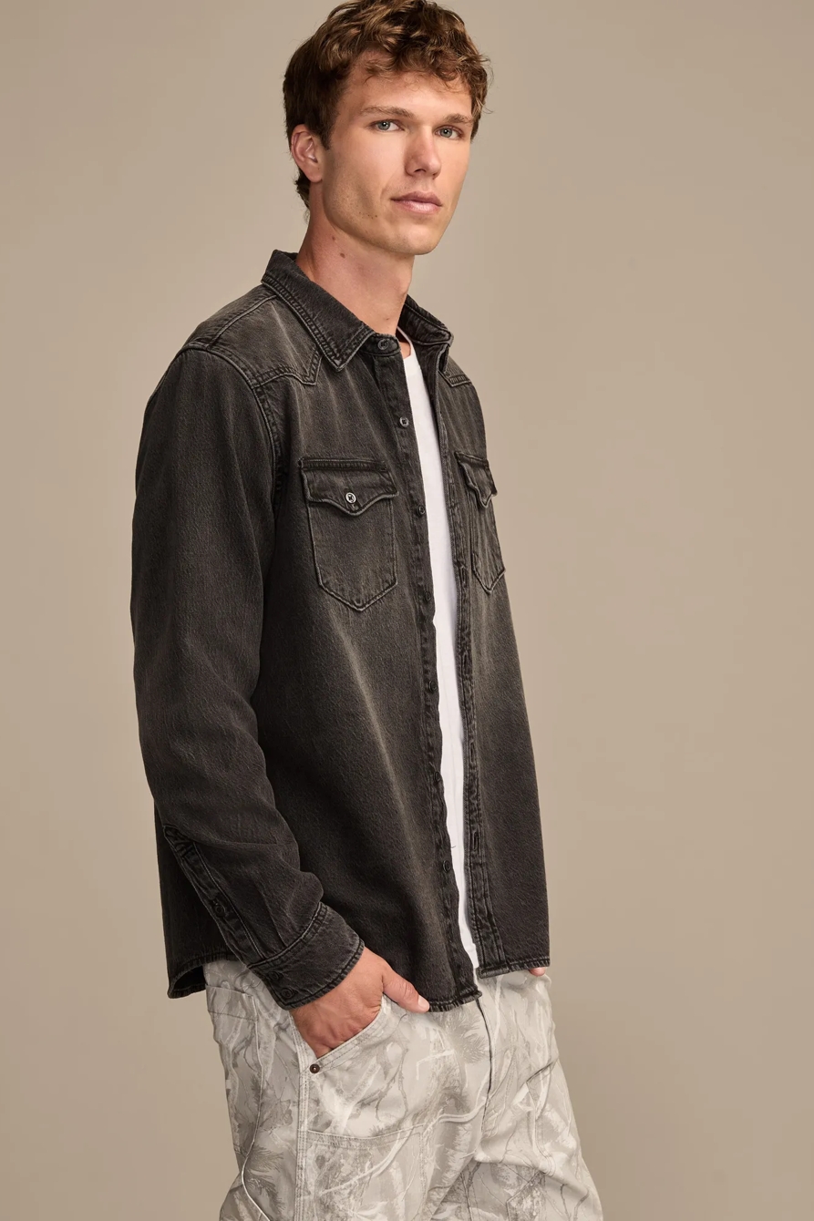 DENIM WESTERN SHIRT, image 4