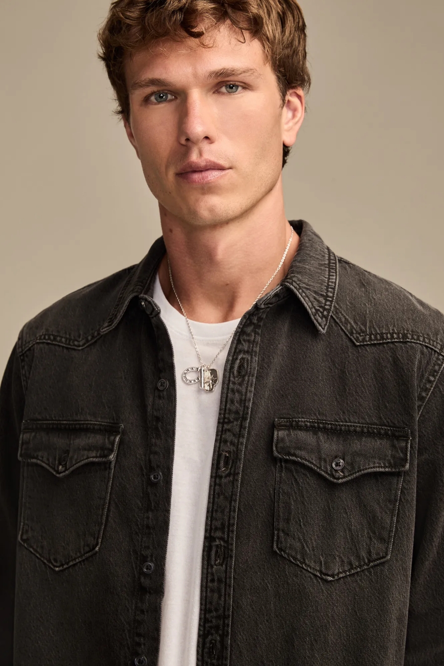 DENIM WESTERN SHIRT, image 5