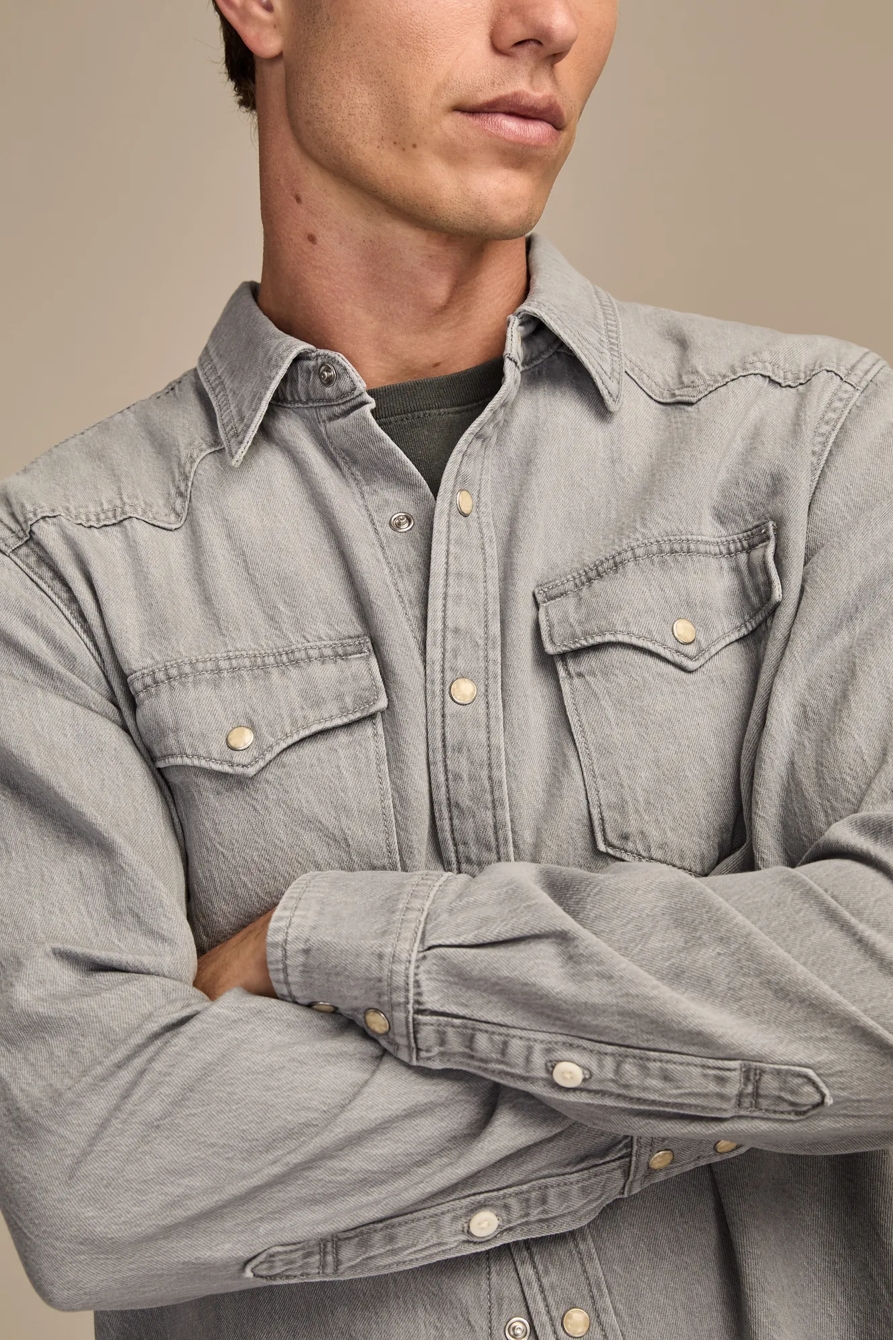 DENIM WESTERN SHIRT, image 2