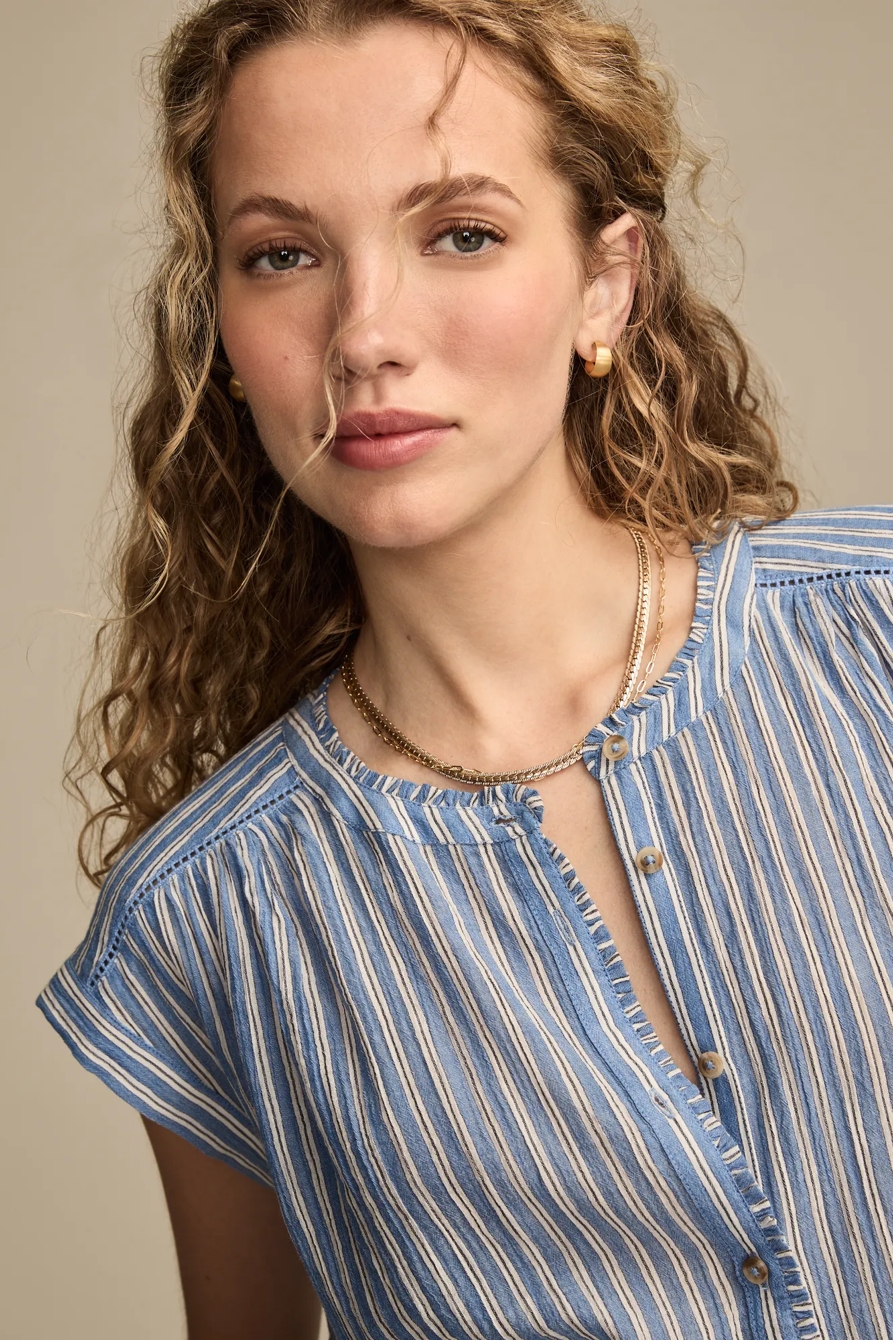 DOLMAN RUFFLE BUTTONDOWN, image 2
