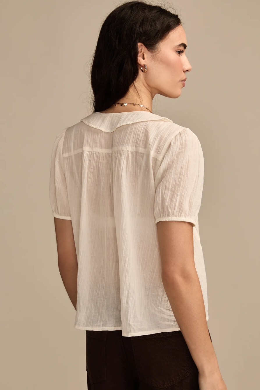 RUFFLE PINTUCK BLOUSE, image 3