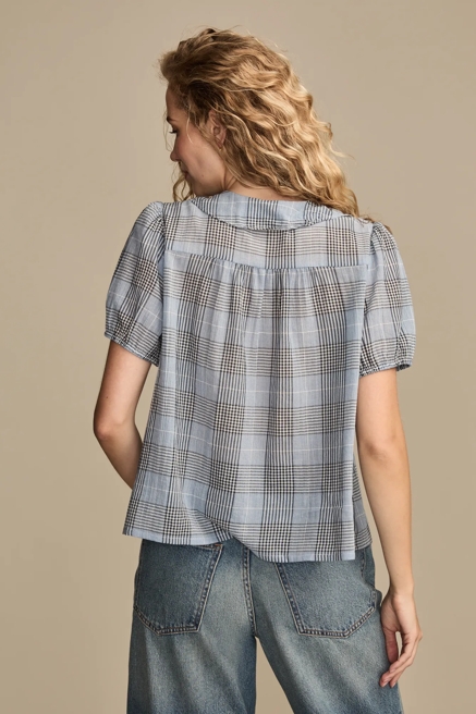 RUFFLE PINTUCK BLOUSE, image 3