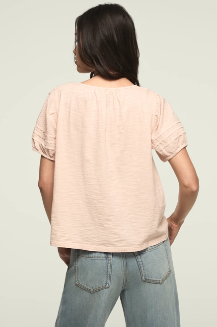 SHORT SLEEVE SQUARE NECK TOP, image 3