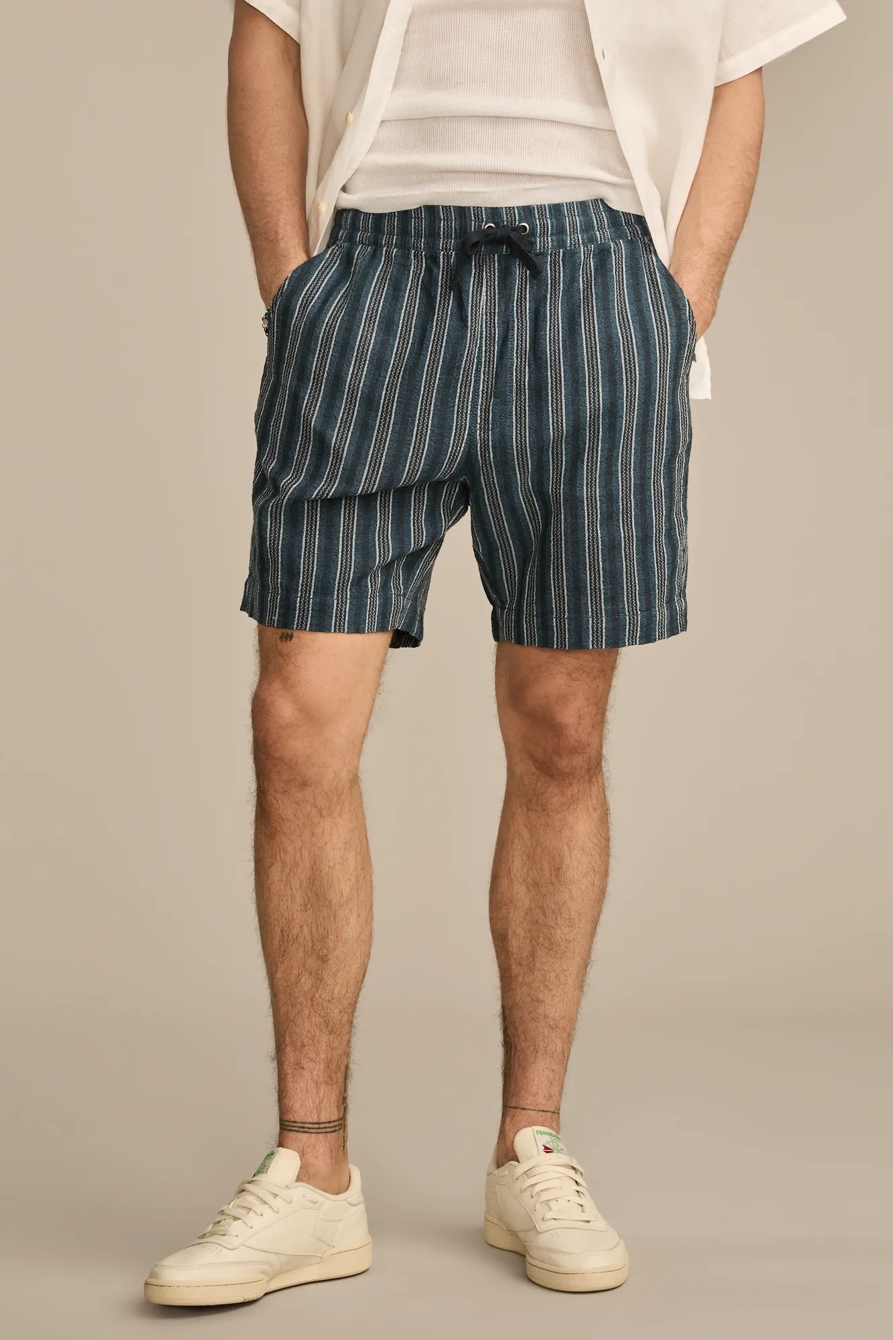 7 INCH STRIPED PULL ON SHORT, image 2