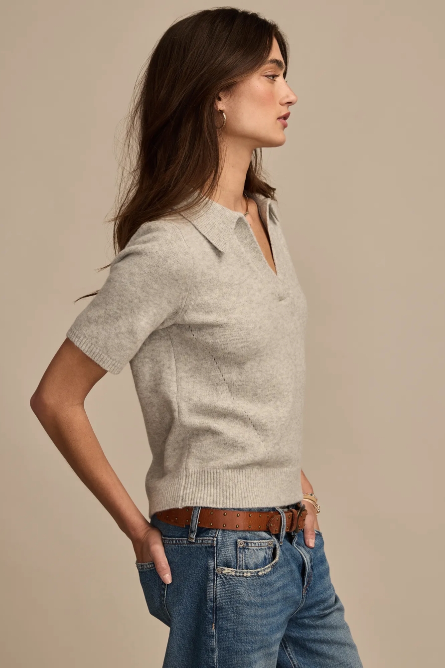 CLOUD SOFT COLLARED SWEATER TEE, image 4
