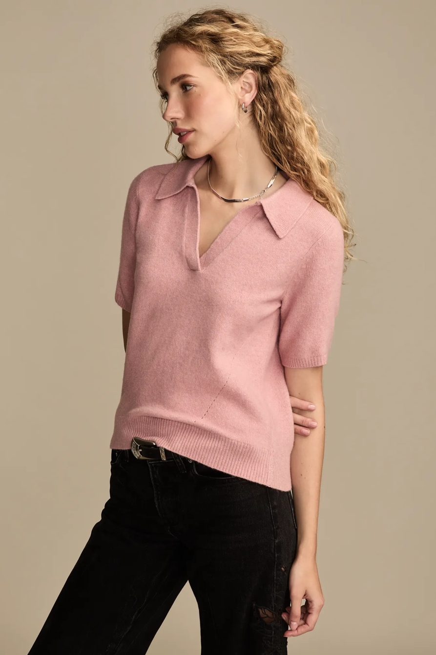 CLOUD SOFT COLLARED SWEATER TEE, image 4