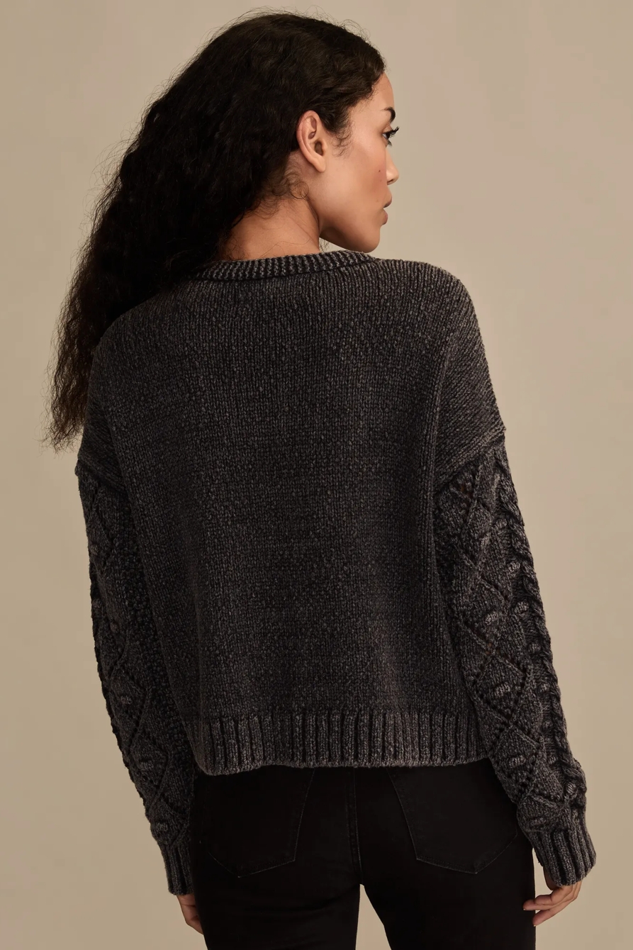 V-NECK BOBBLE CARDIGAN, image 3