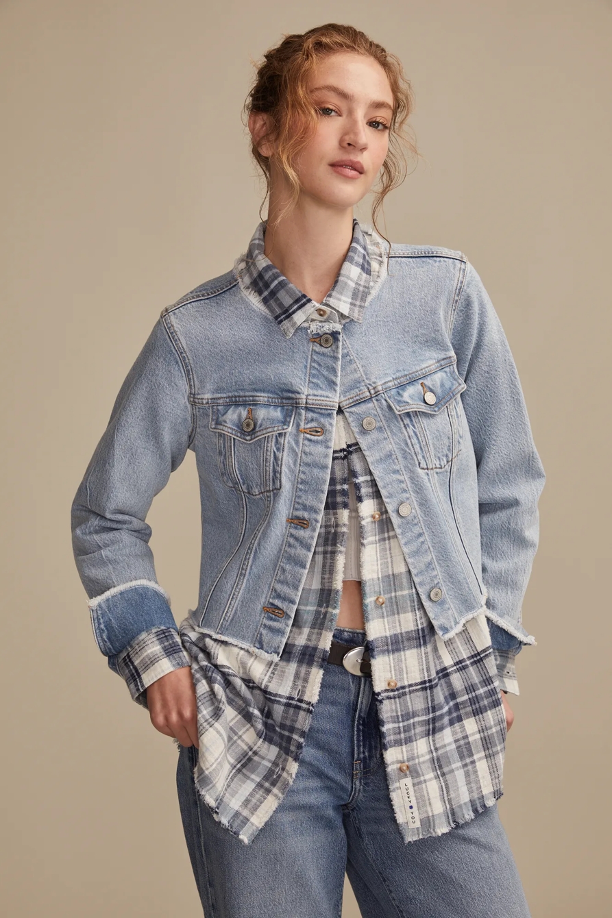 TUNIC PLAID BUTTONDOWN SHIRT, image 5