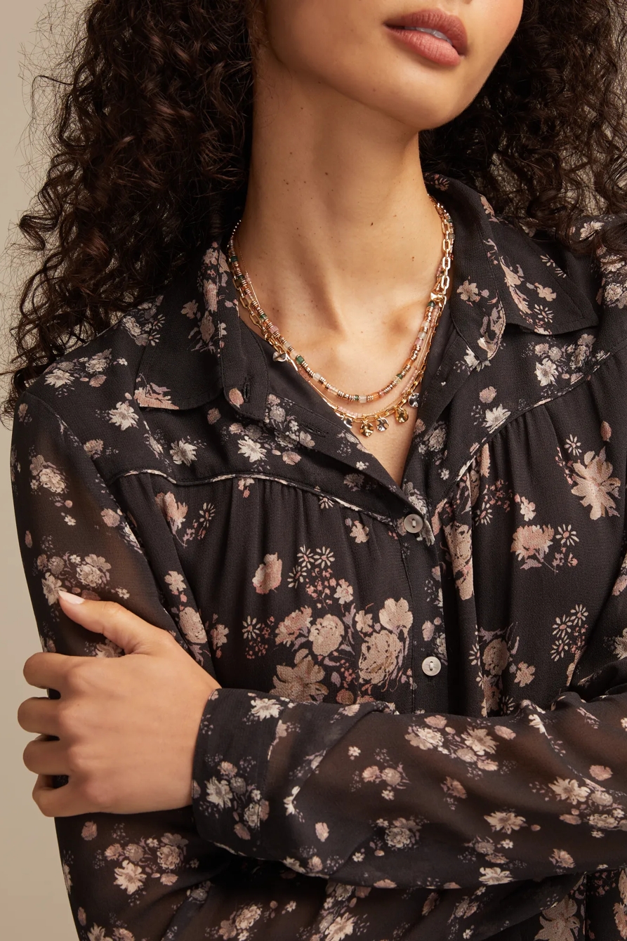 PRINT MIX BUTTONDOWN, image 2