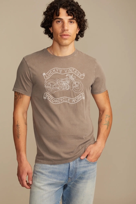 LUCKY VINTAGE BIKE TEE, image 1