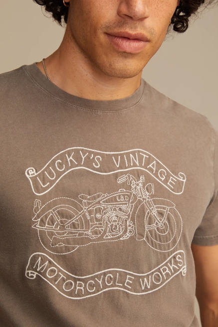 LUCKY VINTAGE BIKE TEE, image 2
