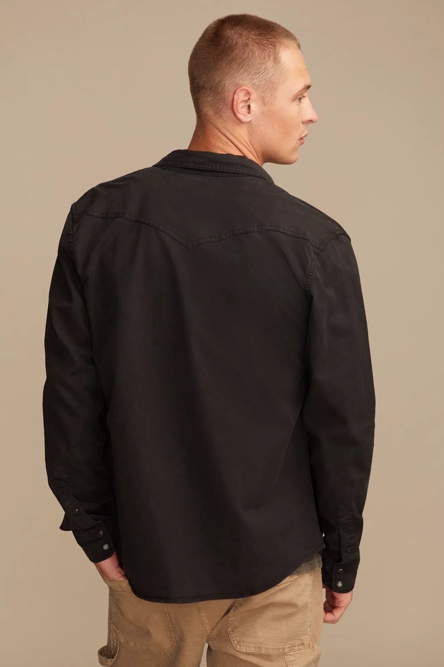 LONG SLEEVE TWILL MASA WESTERN SHIRT, image 3