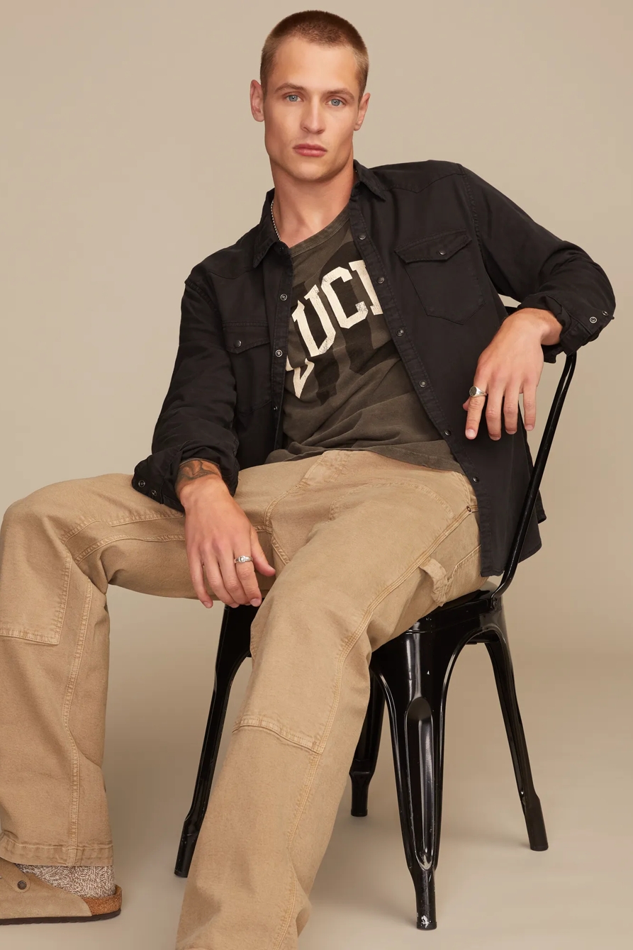 LONG SLEEVE TWILL MASA WESTERN SHIRT, image 5
