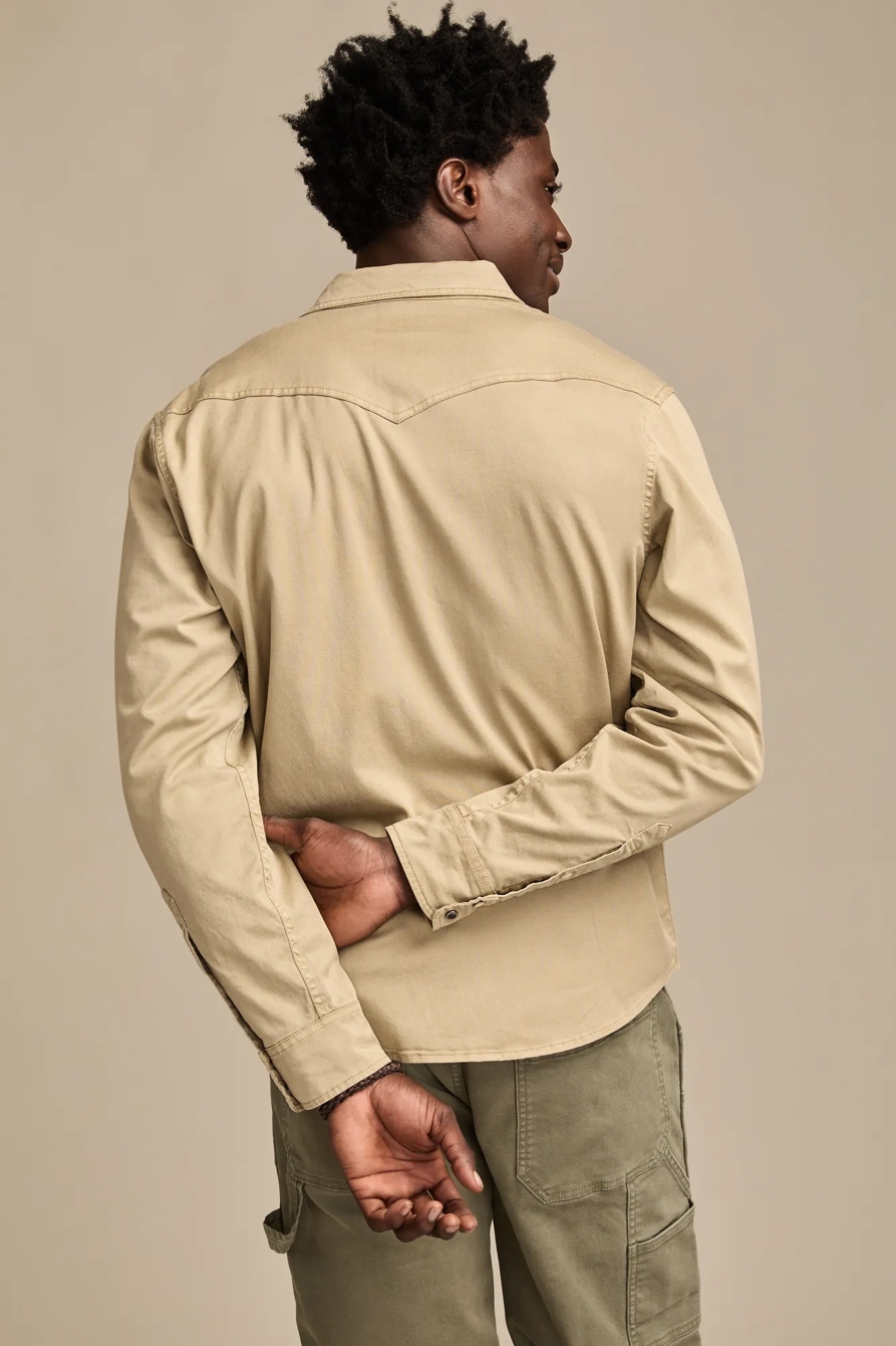 LONG SLEEVE TWILL MASA WESTERN SHIRT, image 3