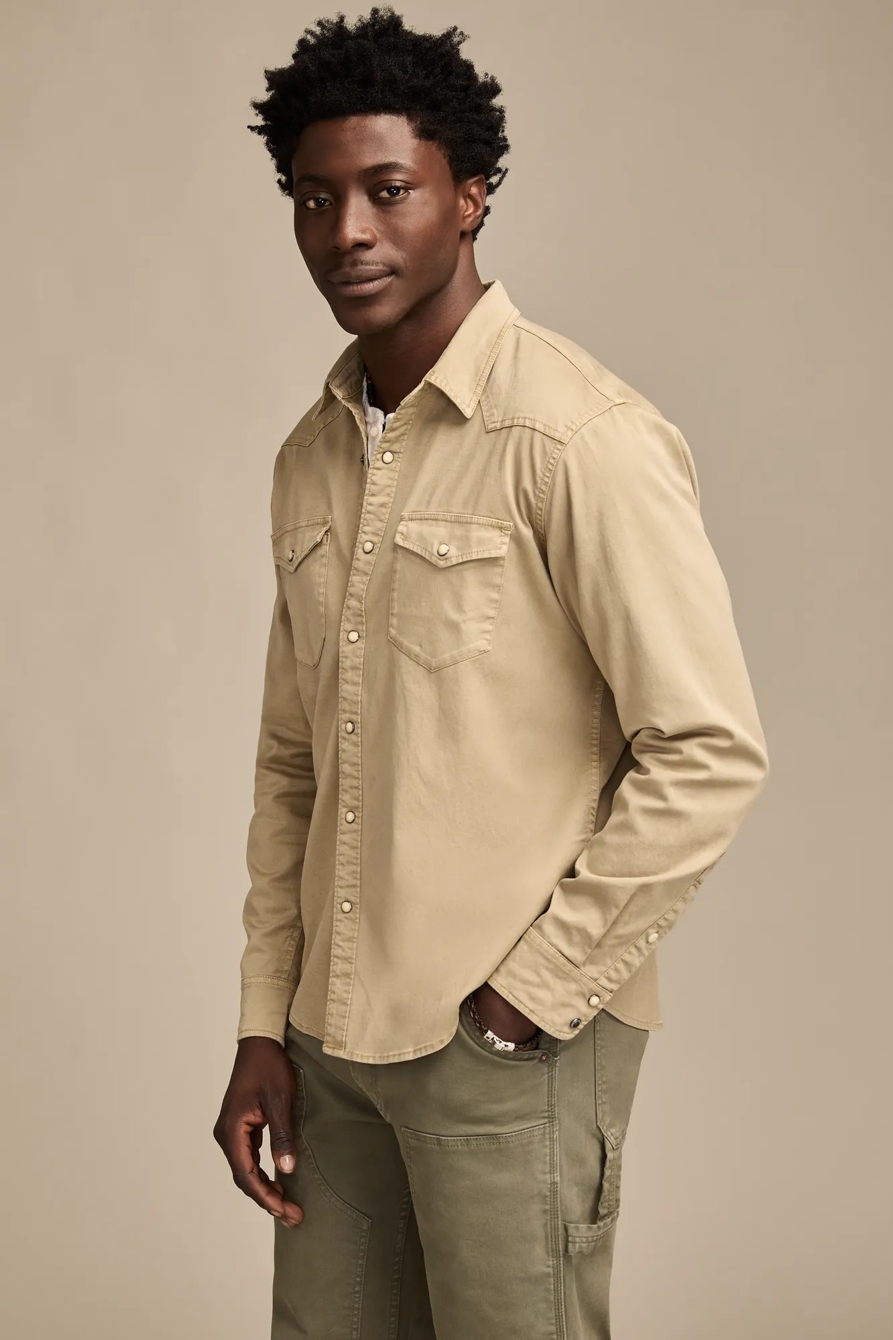 LONG SLEEVE TWILL MASA WESTERN SHIRT, image 4