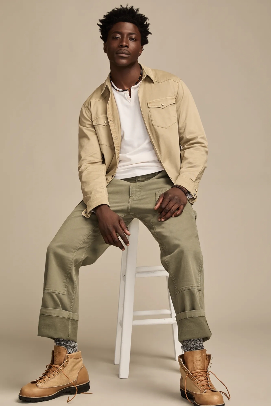 LONG SLEEVE TWILL MASA WESTERN SHIRT, image 5