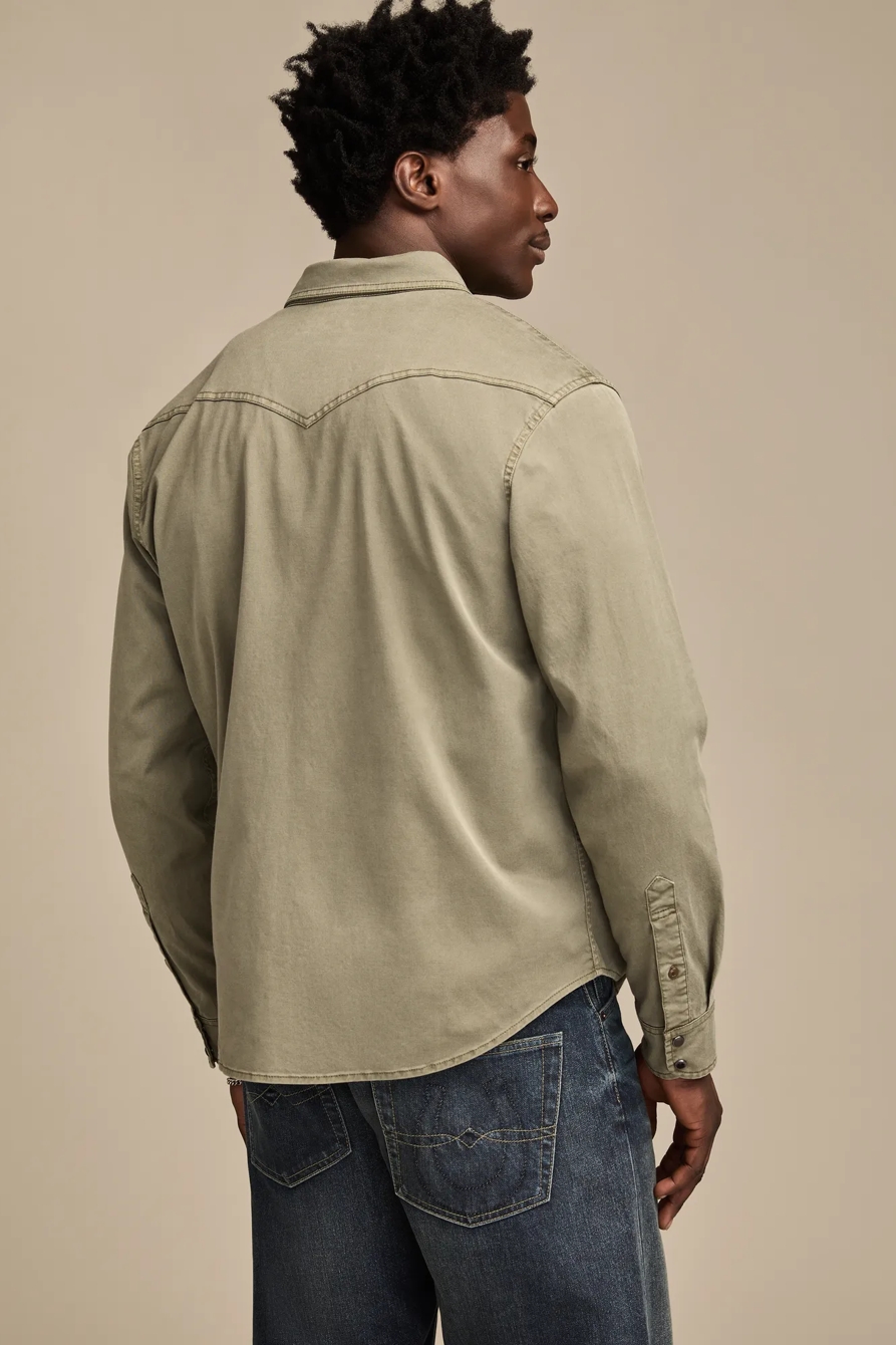 LONG SLEEVE TWILL MASA WESTERN SHIRT, image 3