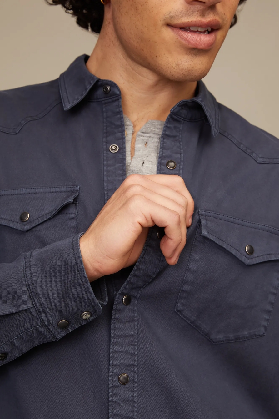 LONG SLEEVE TWILL MASA WESTERN SHIRT, image 2