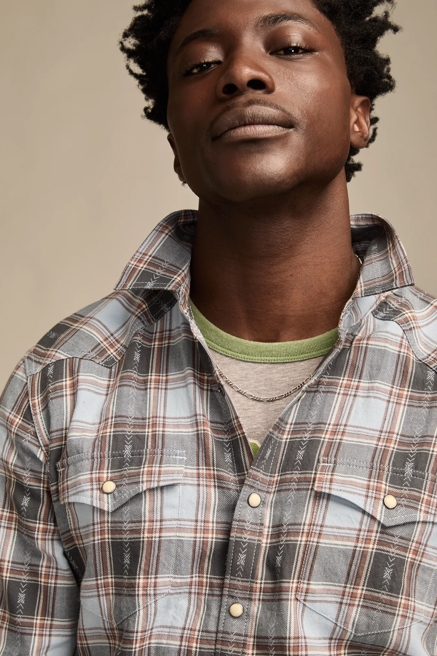 LONG SLEEVE DOBBY WESTERN SHIRT, image 2