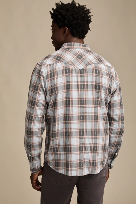 LONG SLEEVE DOBBY WESTERN SHIRT, image 3