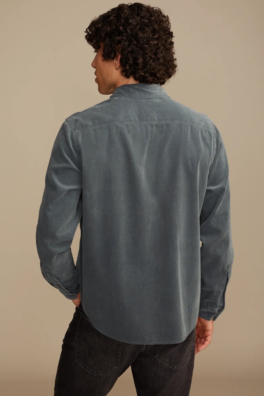 LONG SLEEVE CORDUROY UTILITY SHIRT, image 3
