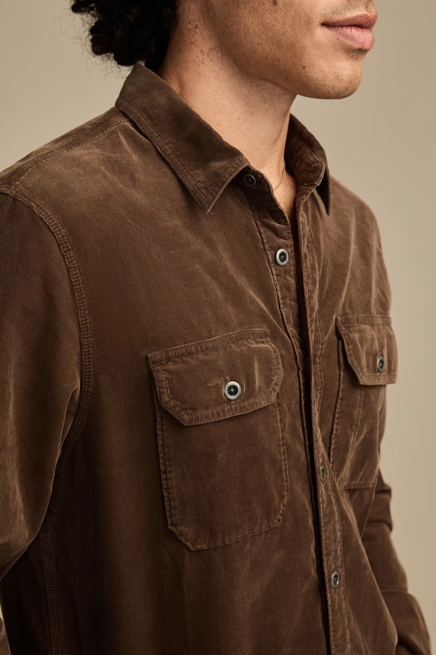 LONG SLEEVE CORDUROY UTILITY SHIRT, image 2