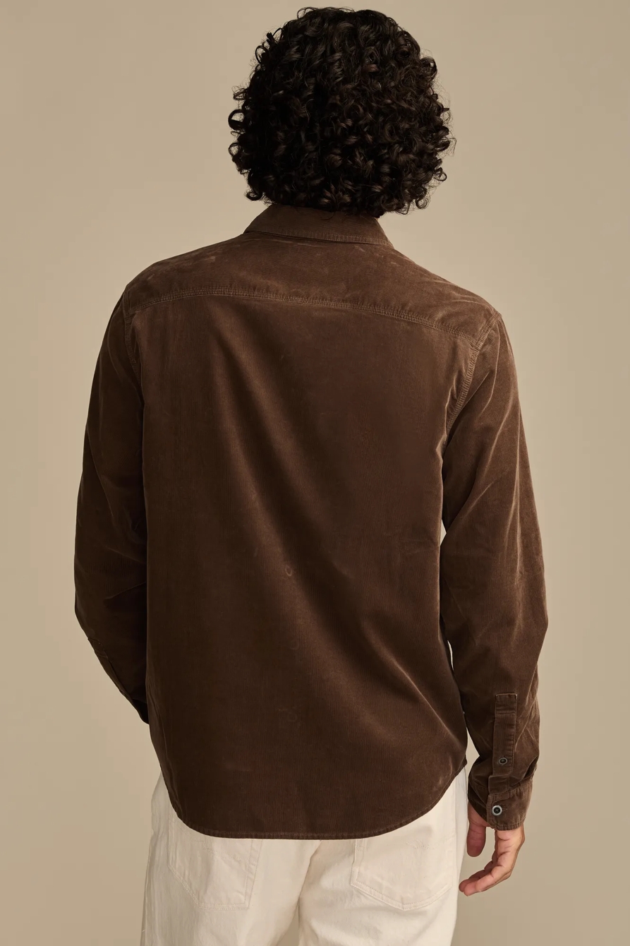 LONG SLEEVE CORDUROY UTILITY SHIRT, image 3