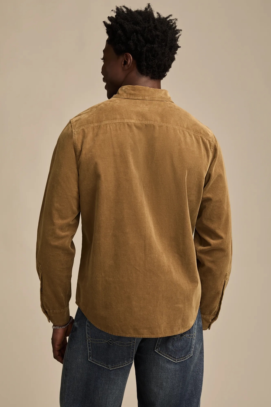 LONG SLEEVE CORDUROY UTILITY SHIRT, image 3