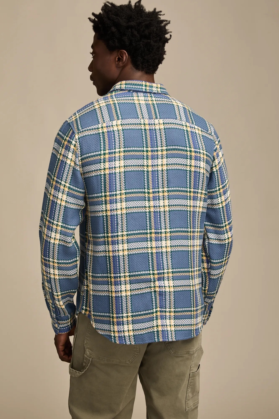 LONG SLEEVE HERRINGBONE FLANNEL HUMBOLDT UTILITY SHIRT, image 3