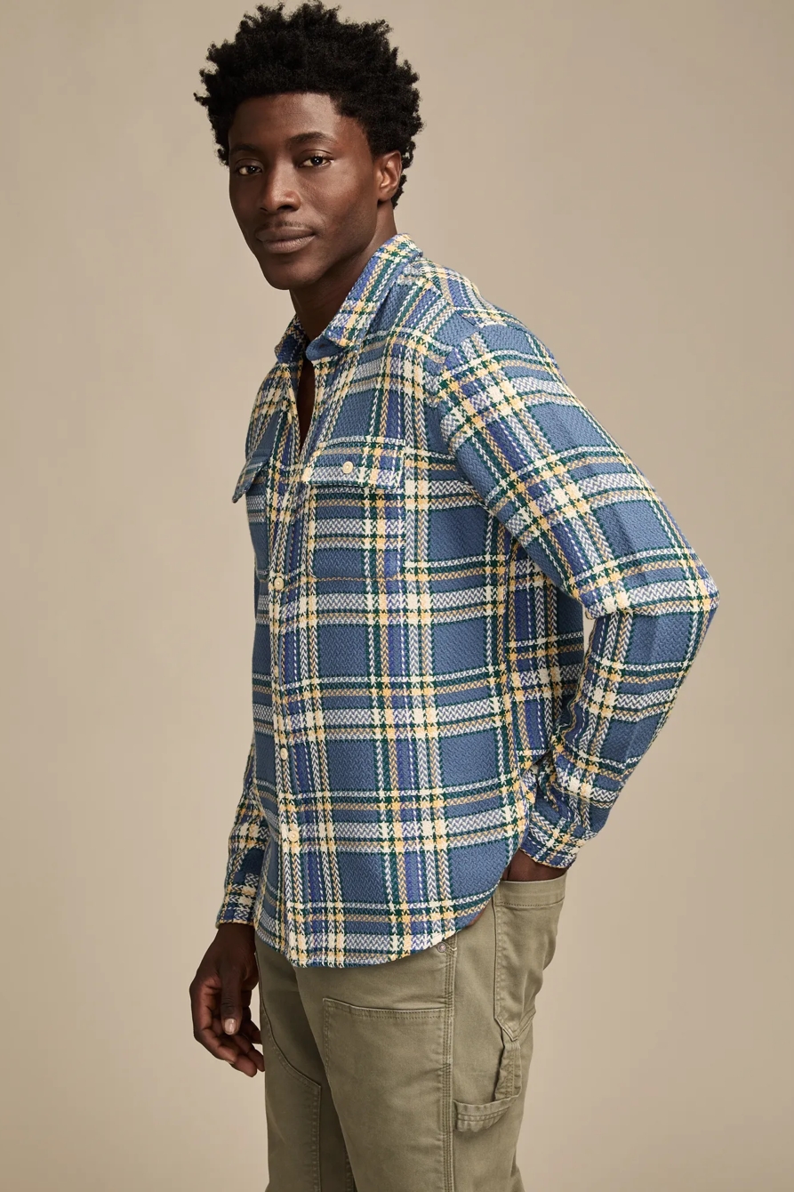 LONG SLEEVE HERRINGBONE FLANNEL HUMBOLDT UTILITY SHIRT, image 4