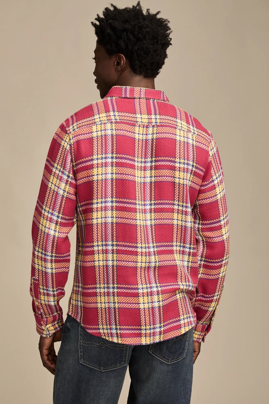 LONG SLEEVE HERRINGBONE FLANNEL HUMBOLDT UTILITY SHIRT, image 3