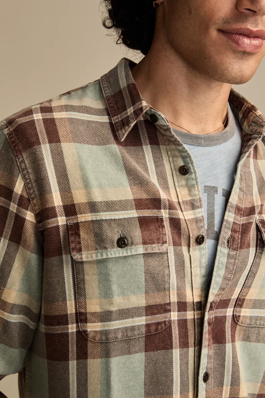ACID WASH FLANNEL SHIRT, image 2