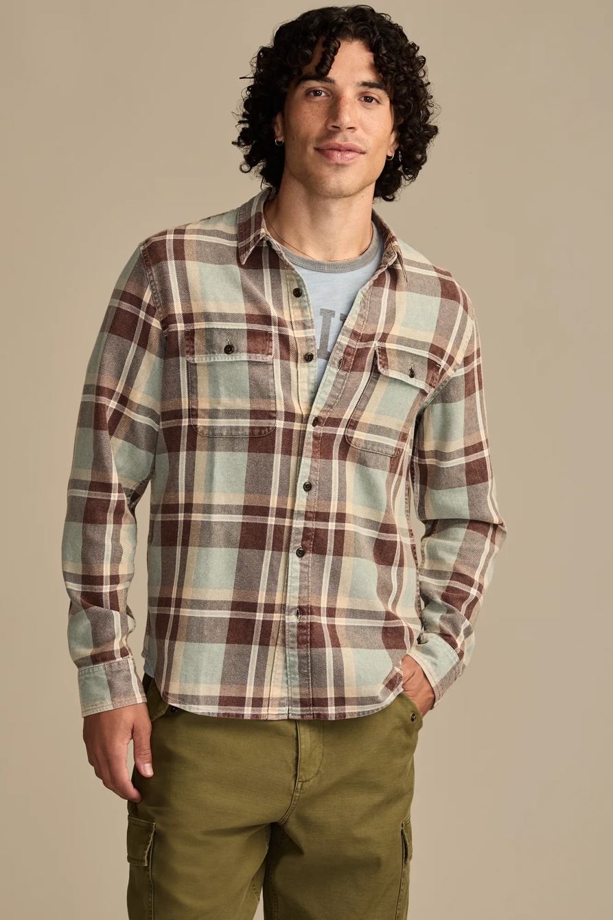 ACID WASH FLANNEL SHIRT, image 5