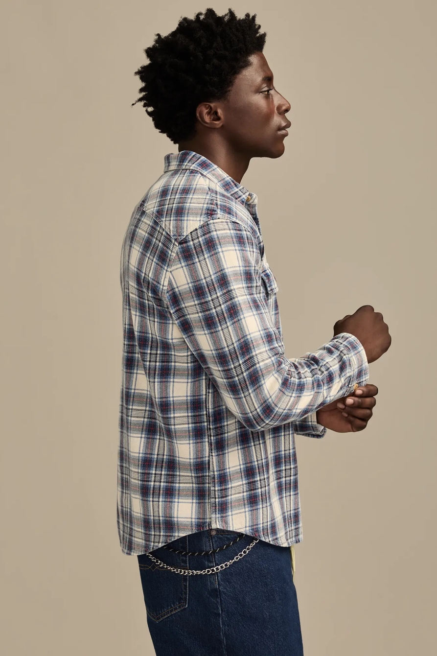 ACID WASH FLANNEL SHIRT, image 4