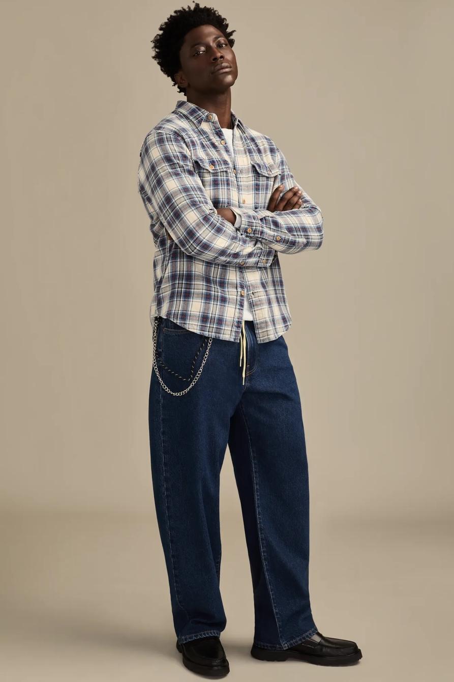 ACID WASH FLANNEL SHIRT, image 5