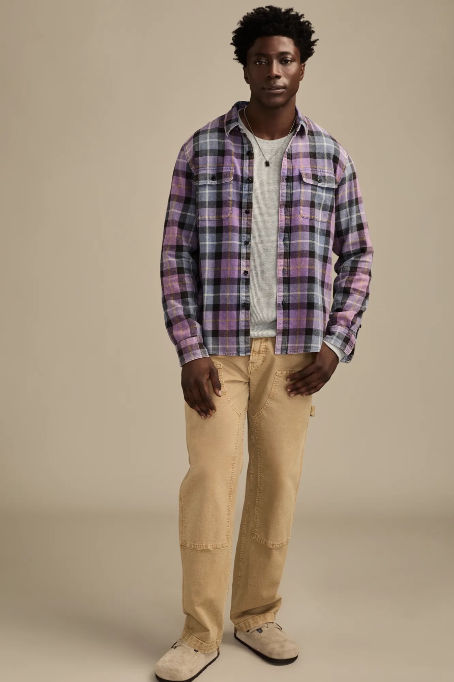 ACID WASH FLANNEL SHIRT, image 5