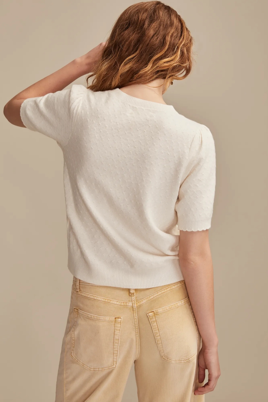 CLOUD SOFT PUFF SLEEVE SWEATER TEE, image 5