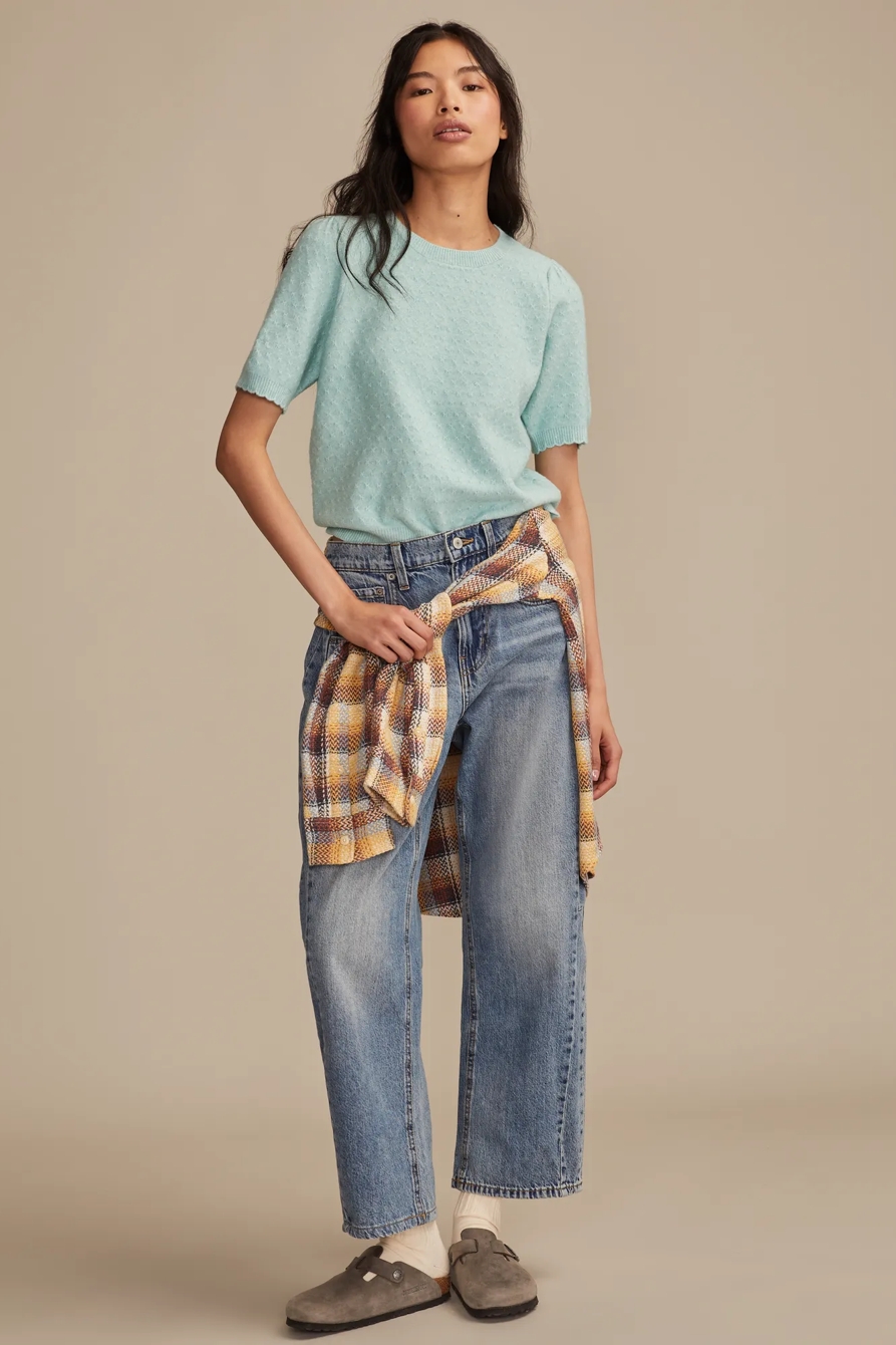 CLOUD SOFT PUFF SLEEVE SWEATER TEE, image 5