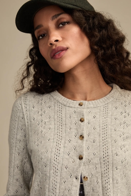 CLOUD SOFT POINTELLE CARDIGAN, image 2