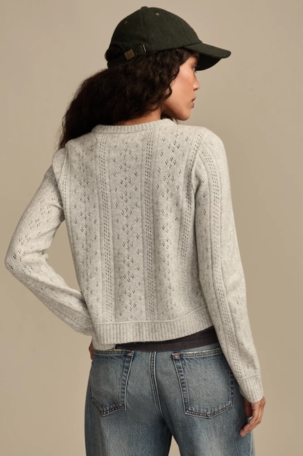 CLOUD SOFT POINTELLE CARDIGAN, image 3