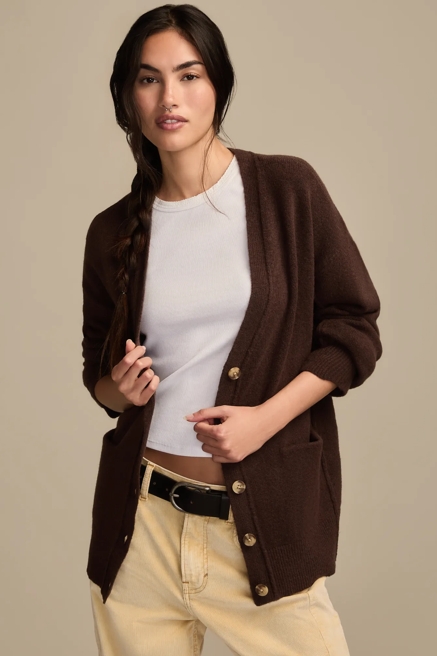 SLOUCHY POCKET CARDIGAN, image 1