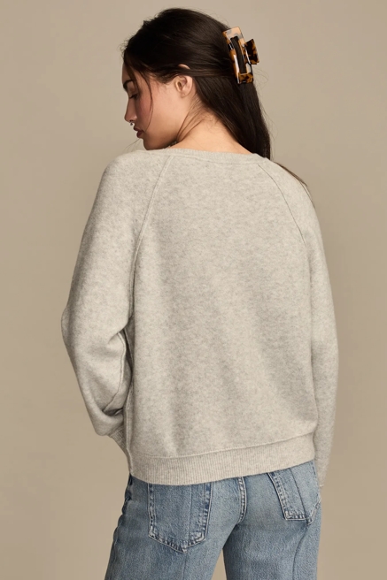 RELAXED HENLEY SWEATER, image 3