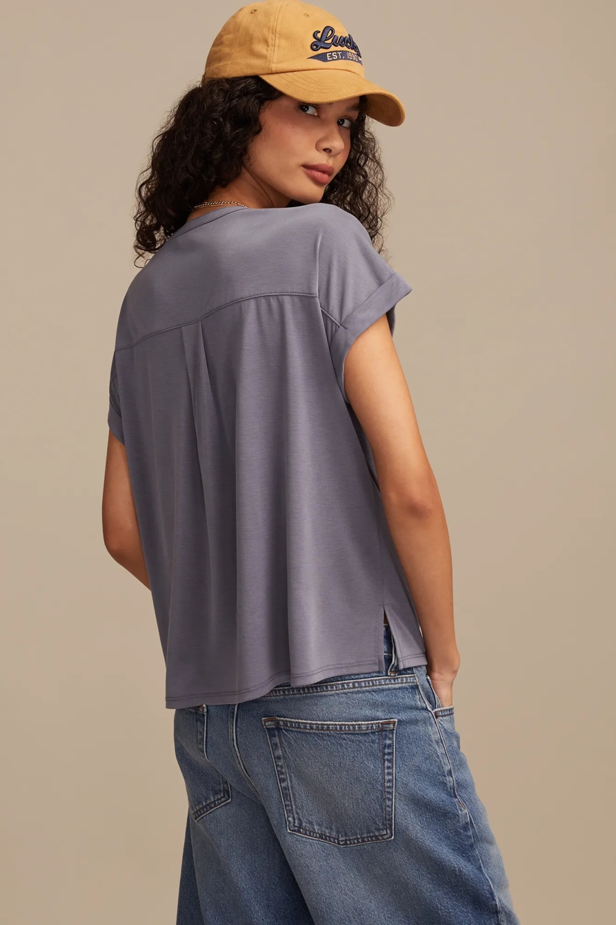 SANDWASH HENLEY BUTTON FRONT, image 3
