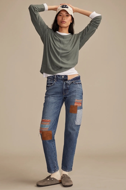 CLOUD LONG SLEEVE CREW TOP, image 2