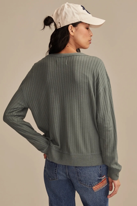 CLOUD LONG SLEEVE CREW TOP, image 3